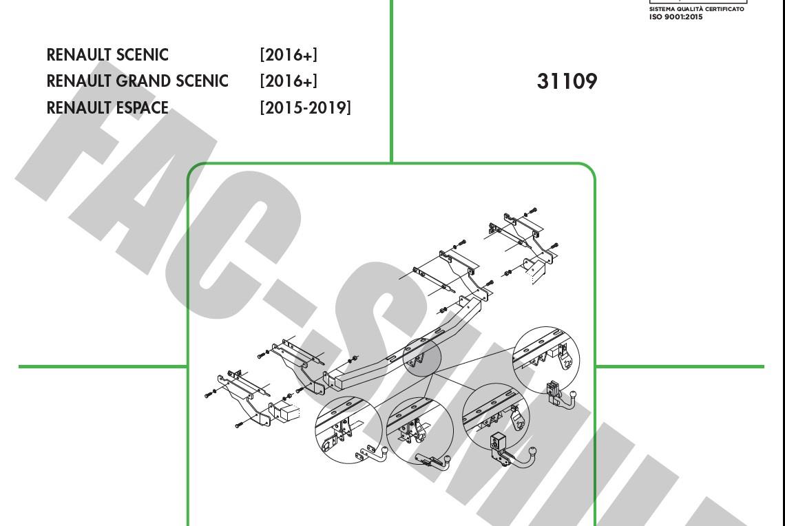 REANULT SCENİC - ESPACE - GRANDSCENİC