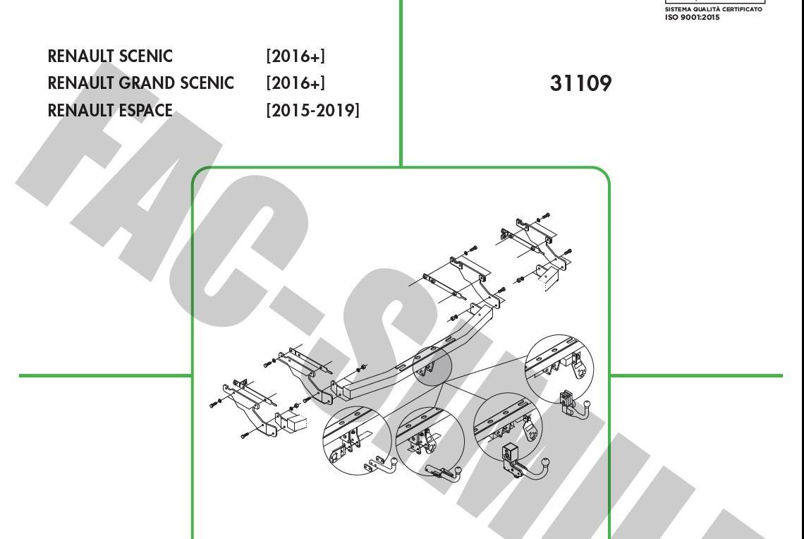 YATAY SÖKTAK REANULT SCENİC - ESPACE - GRANDSCENİC