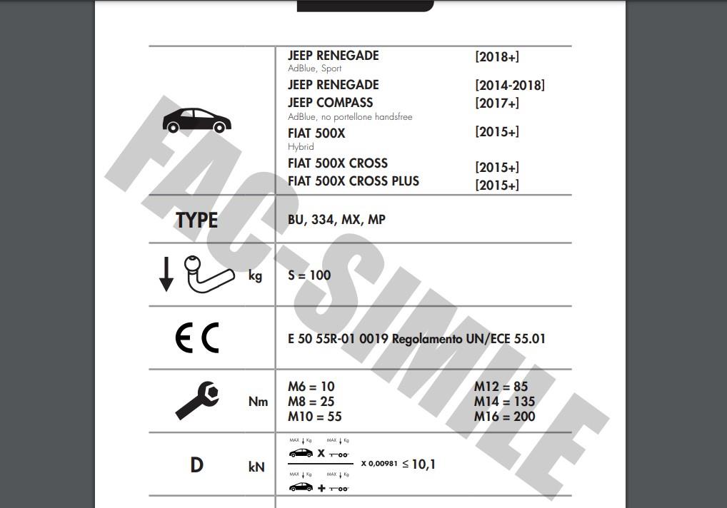 Fiat 500x - JEEP RENEGADE - COMPASS