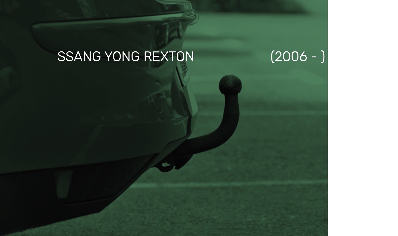 SSANG YONG REXTON (07/2006 - 01/2017)