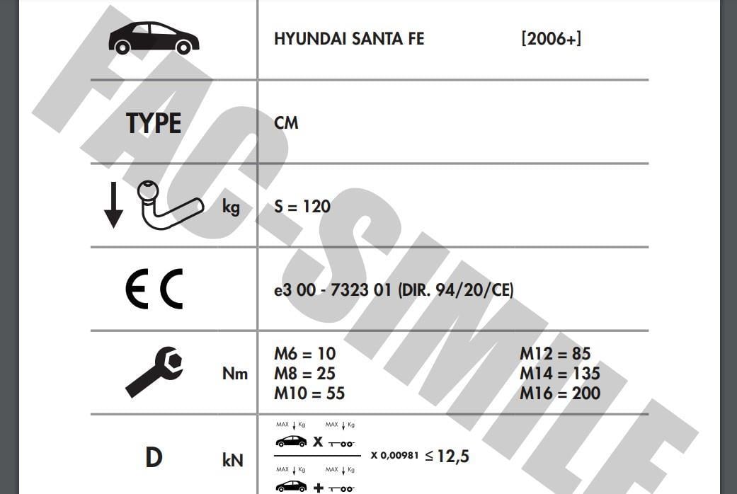 HYUNDAİ   SANTAFE YATAY SÖKTAK