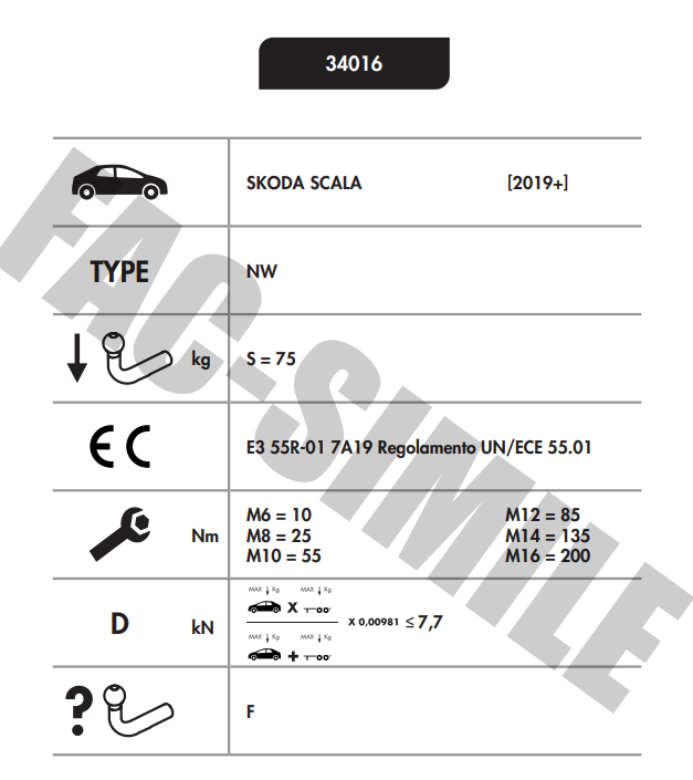 SKODA SCALA YATAY SÖKTAK