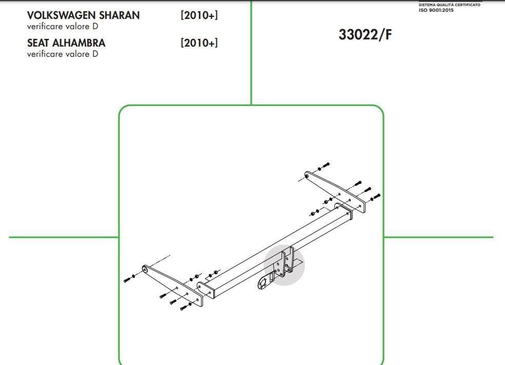 DİKEY SÖKTAK SEAT ALHAMBRA - VOLKSWAGEN SHARAN