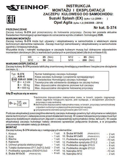 OPELA AGİLA - SUZUKİ SPLASH