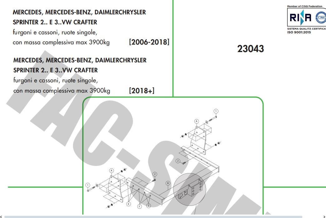 MERCEDES SPRİNTER - VOLKSWAGEN CRAFTER 