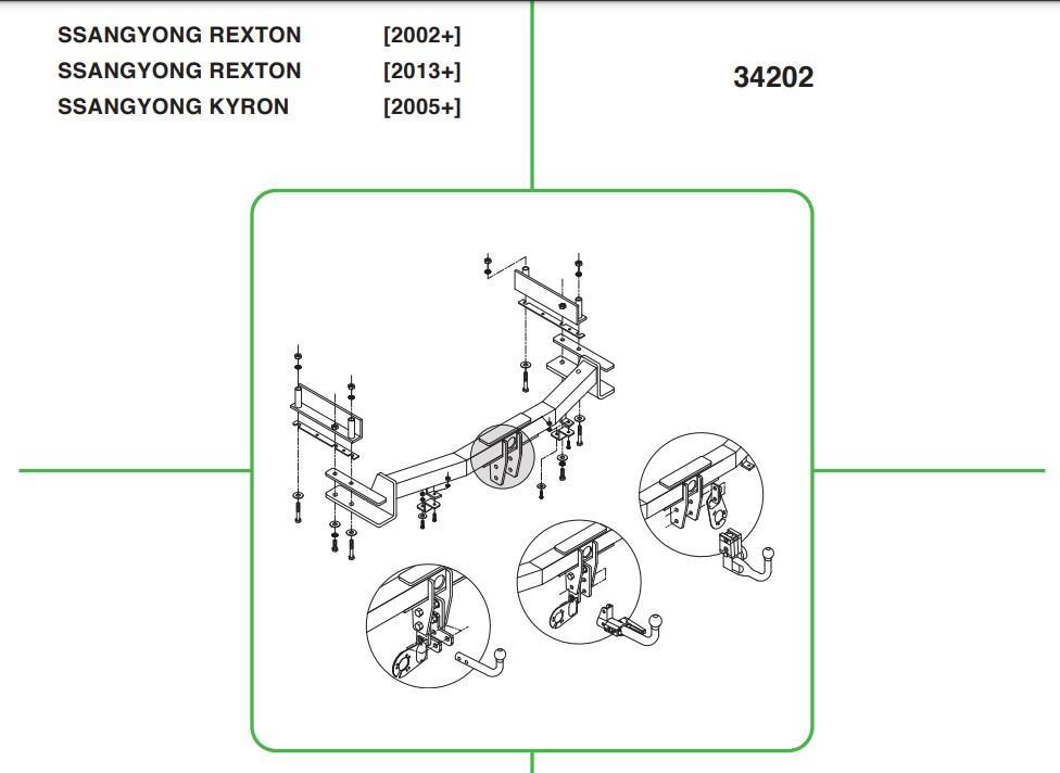 YATAY SÖKTAK SSANGYONG KYRON - REXTON