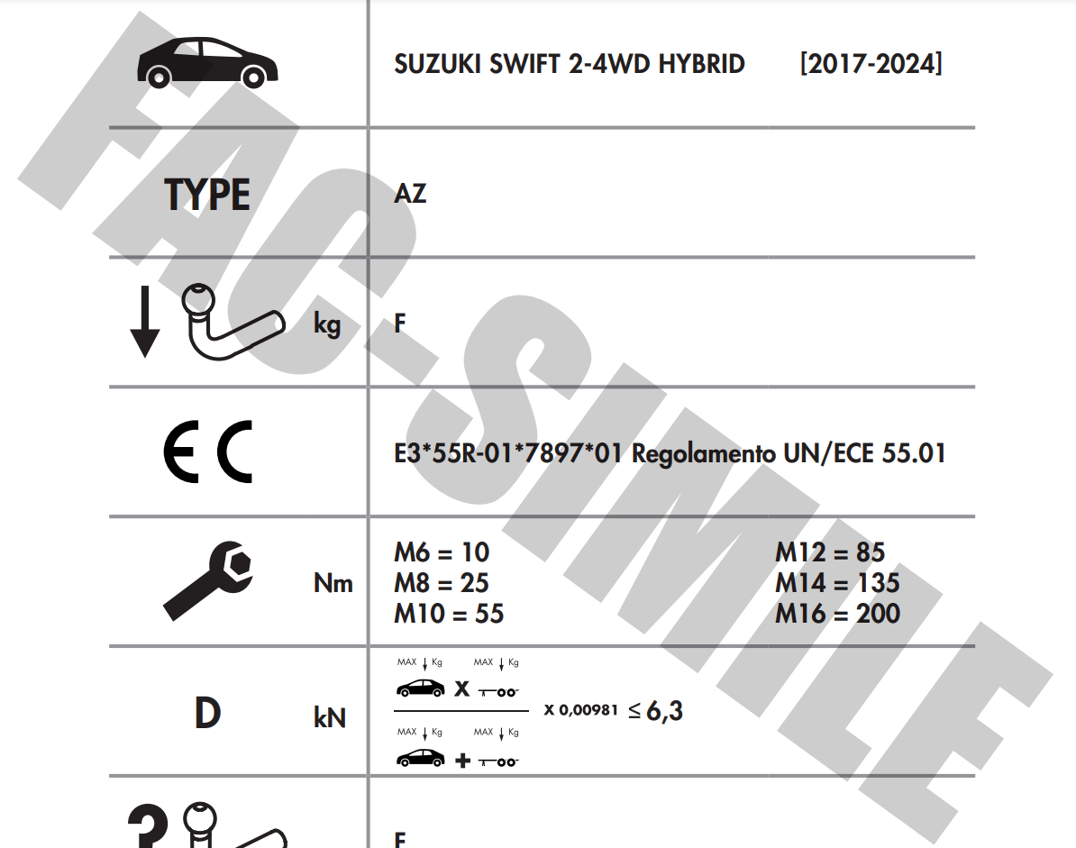 YATAY SÖKTAK SUZUKİ SWİFT HYBRİT