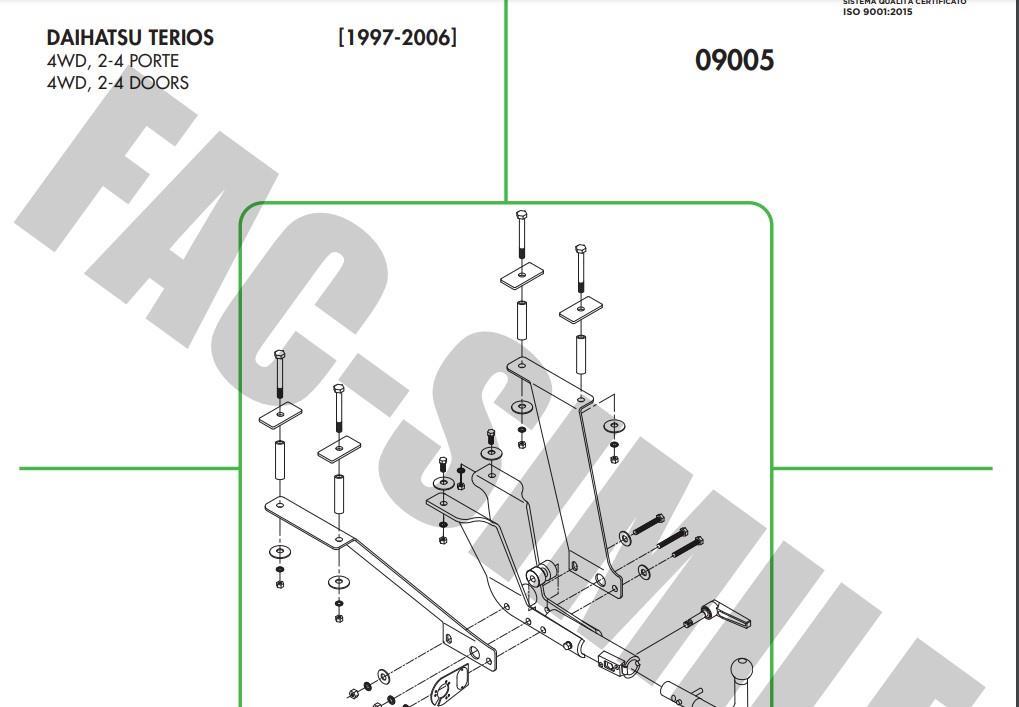 YATAY SÖKTAK DAIHATSU TERİOS 