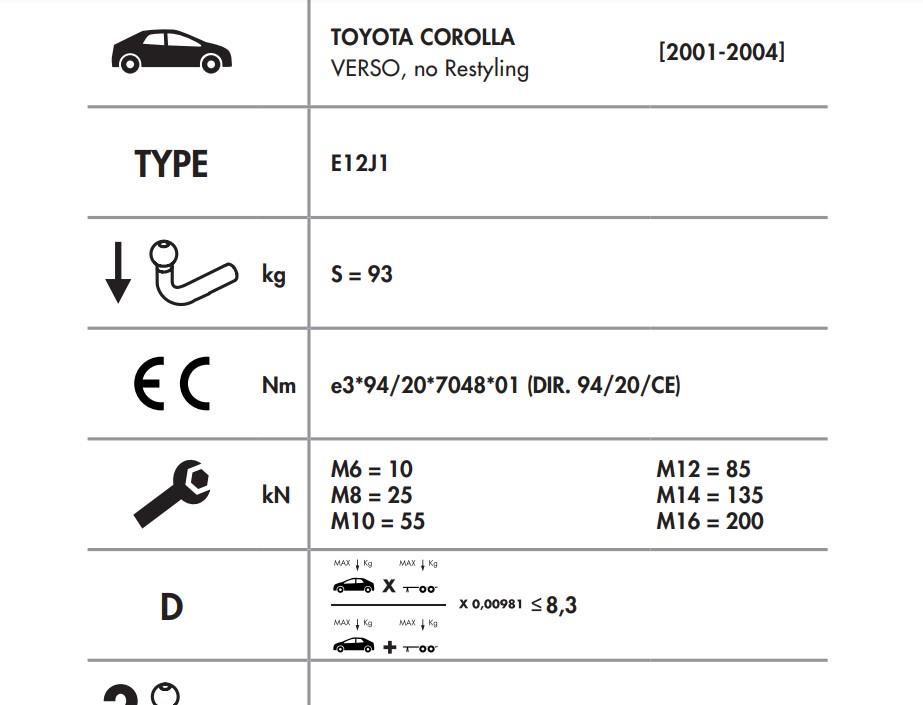 TOYOTA COROLLA 