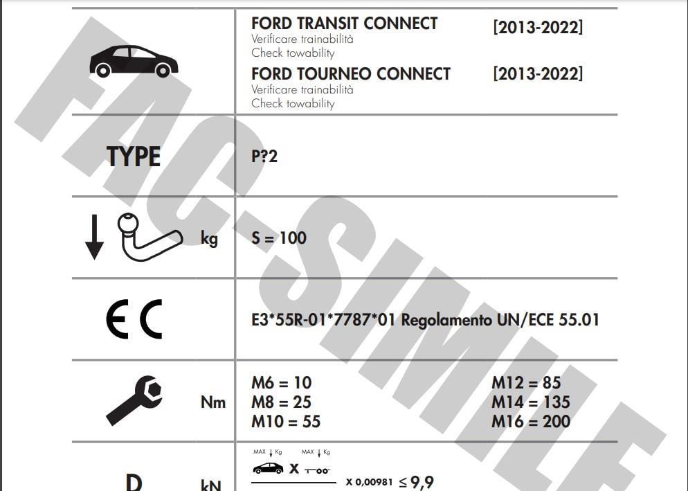 YATAY SOKTAK FORD TRANSİT CONNECT 