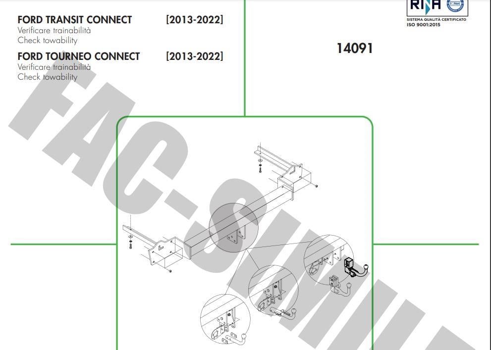 YATAY SOKTAK FORD TRANSİT CONNECT 