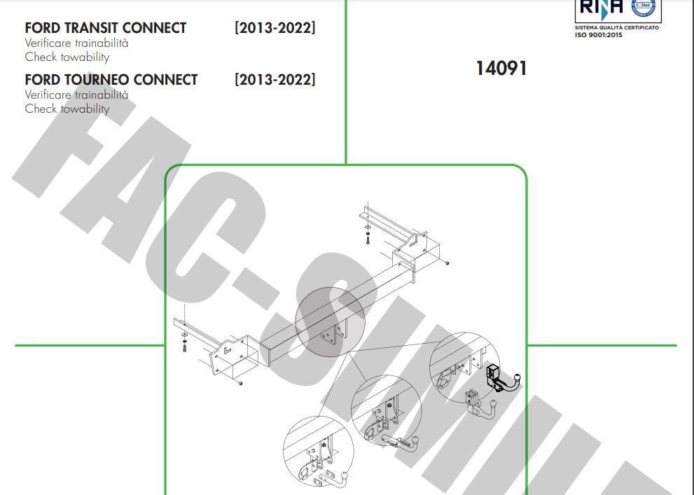 DİKEY SOKTAK FORD TRANSİT CONNECT 