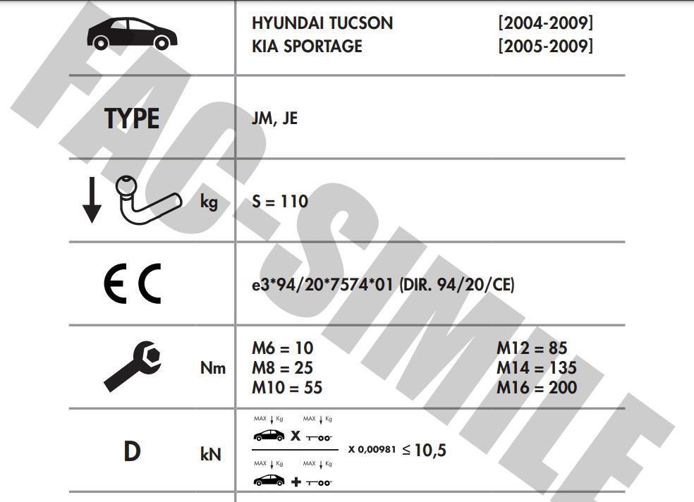 DİKEY SÖKTAK HYUNDAİ TUCSON - KİA SPORTAGE
