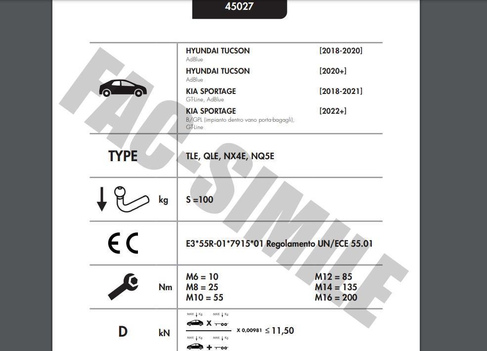 DİKEY SÖKTAK KİA SPORTAGE  - HYUNDAİ TUCSON 