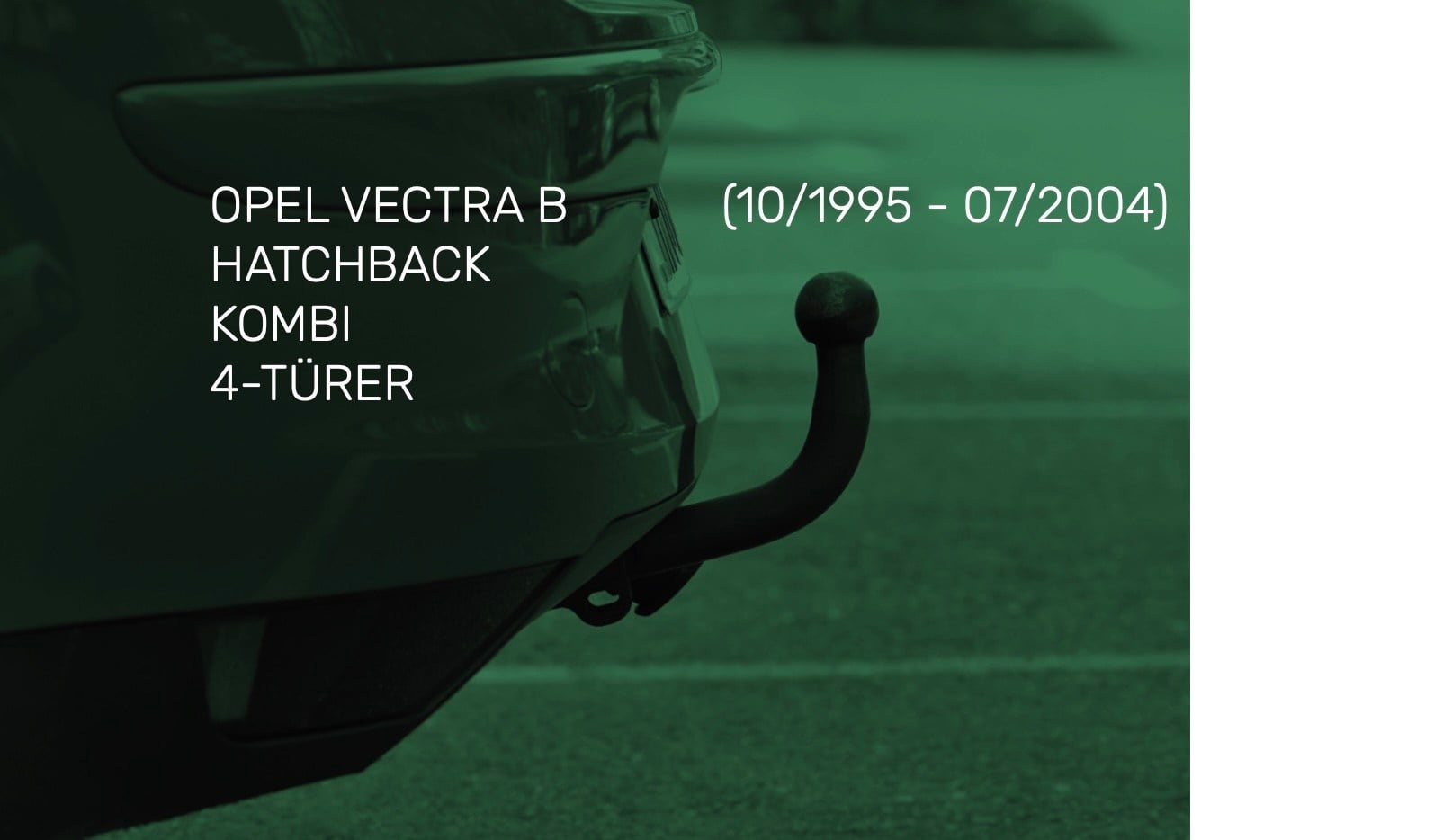OPEL VECTRA B HATCHBACK SEDAN STATION (10/1995 - 07/2004)