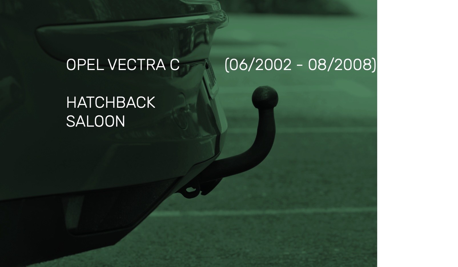 OPEL VECTRA C HATCHBACK SEDAN (06/2002 - 08/2008)