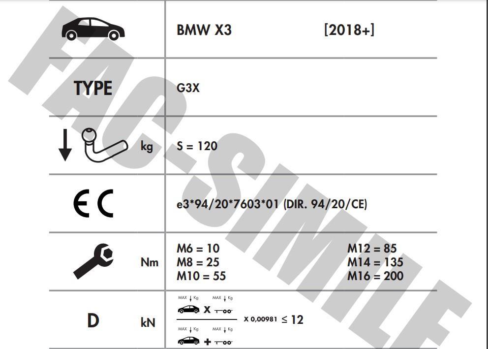 YATAY SÖKTAK BMW X3