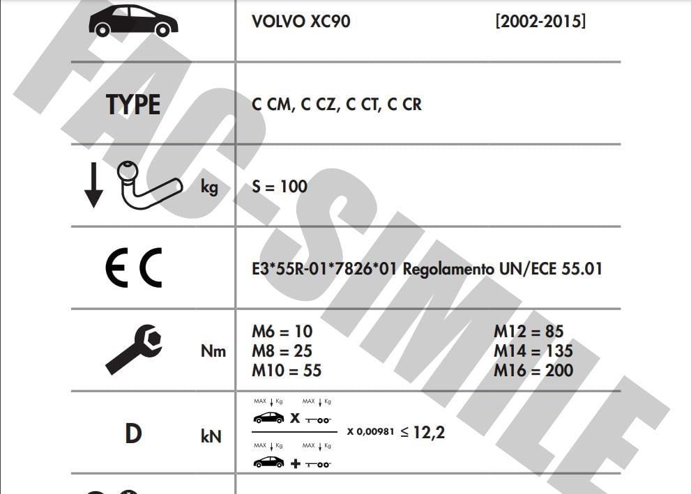 YATAY SÖKTAK VOLVO XC90