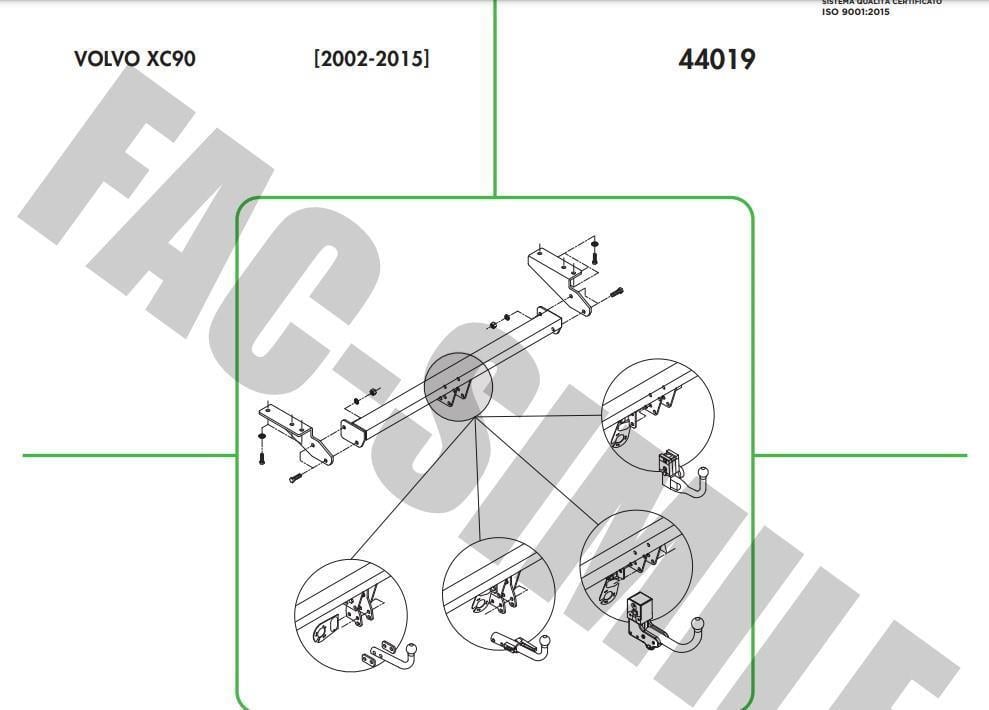 DİKEY SÖKTAK VOLVO XC90