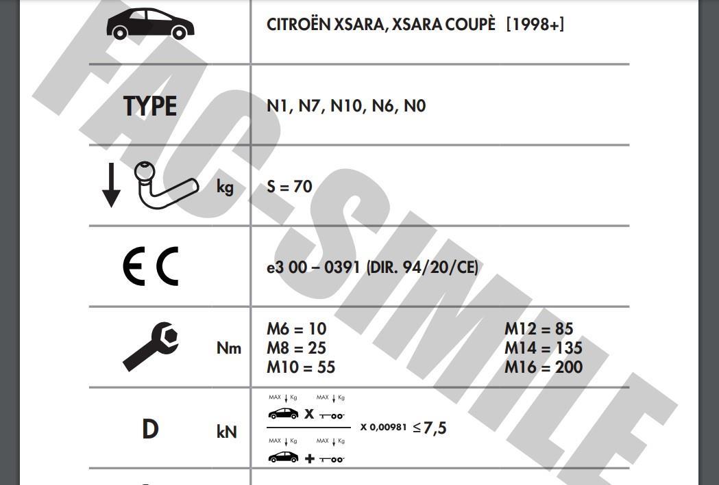 YATAY SÖKTAK CİTROEN XSARA