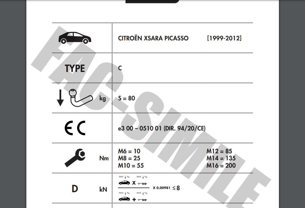 CİTROEN XSARA YATAY SÖKTAK