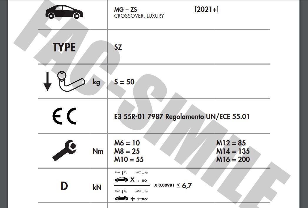 DİKEY SÖKTAK MG ZS