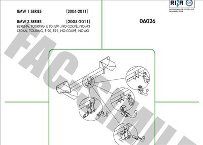 BMW 1 SERİSİ - 3 SERİSİ DİKEY SÖKTAK