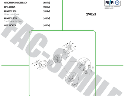OPEL MOKKA - CORSA - PEUGEOT 2008 - 208 - CİTROEN DS3