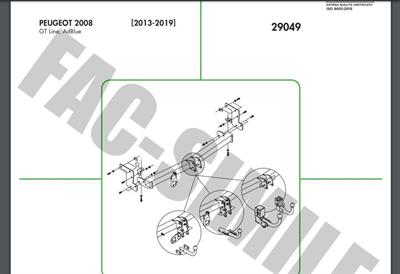 DİKEY SÖKTAK PEUGEOT 2008