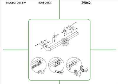 DİKEY SÖKTAK PEUGEOT 207