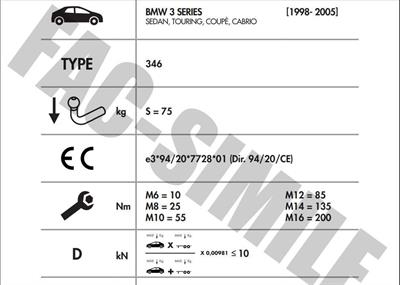 DİKEY SÖKTAK BMW 3 SERİSİ