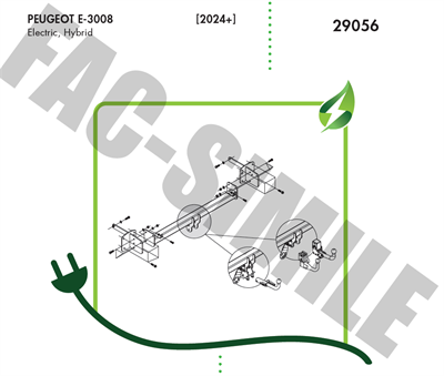 DİKEY SÖKTAK PEUGEOT 3008 ELEKTRİK VE HİBRİT