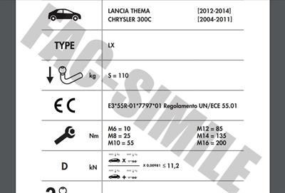 YATAY SÖKTAK CHRYSLER  300C  -  LANCİA THEMA 