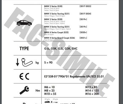 Dikey Sök-Tak Gizli Model BMW 3 SERİSİ - 4 SERİSİ - 5 SERİSİ