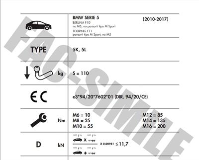 BMW 5 SERİSİ (2010 - 2017) - 5 SERİSİ TOURİNG (2012-2017) 