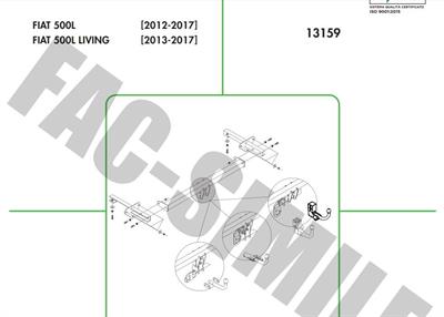 YATAY SÖKTAK FİAT 500 L 