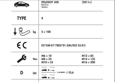 DİKEY SÖKTAK PEUGEOT 508 