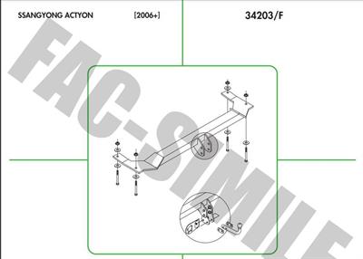 SSANGYONG ACTYON  DİKEY söktak