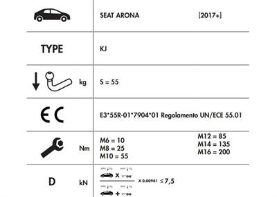 DİKEY SÖKTAK SEAT ARONA