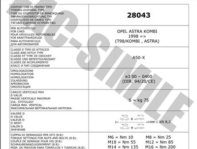 OPEL ASTRA G 