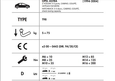 OPEL ASTRA G