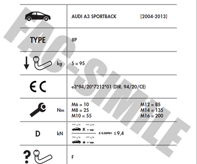 Audi A3 2004 - 2013 Arası