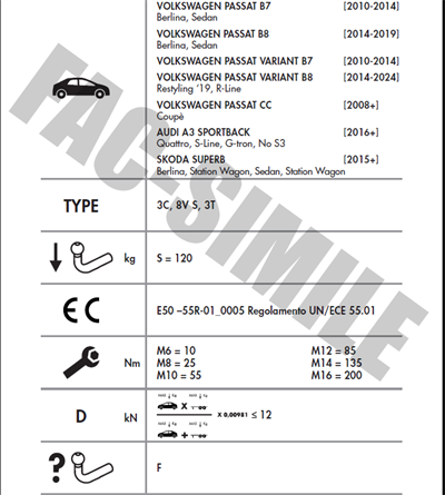 Audi A3 -  ARTEON - Volkswagen Passat - Passat Station - SKODA SuberB