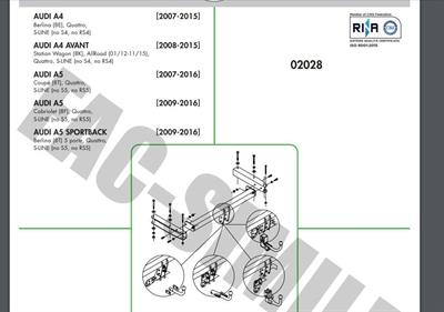 DİKEY SÖKTAK AUDİ A4 - A5