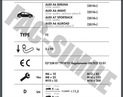 AUDİ A6 - A7 YATAY SÖKTAK