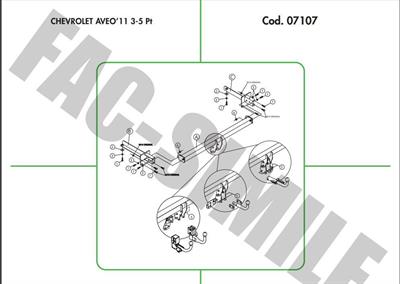 DİKEY SÖKTAK CHEVROLET  AVEO SEDAN + HEÇBEK