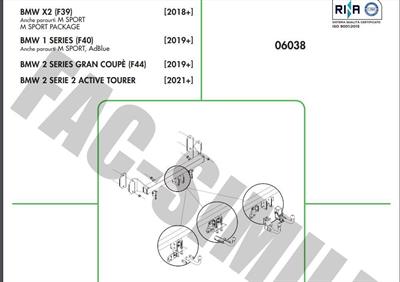 DİKEY SÖKTAK BMW 1 SERİSİ - 2 SERİSİ - X2 