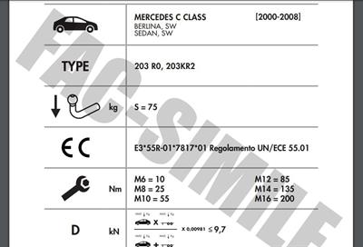 Dikey Sök-Tak Gizli Model MERCEDES C SERİSİ