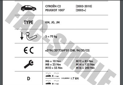 CİTROEN C2 -  PEUGEOT 1007 