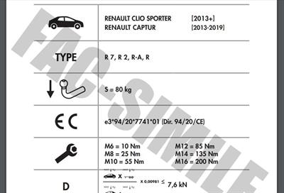 DİKEY SÖKTAK RENAULT CAPTUR - CLİO STATİON
